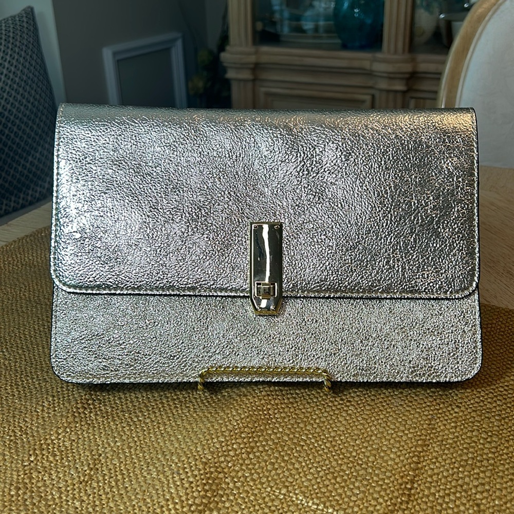 Express Gold Clutch Purse